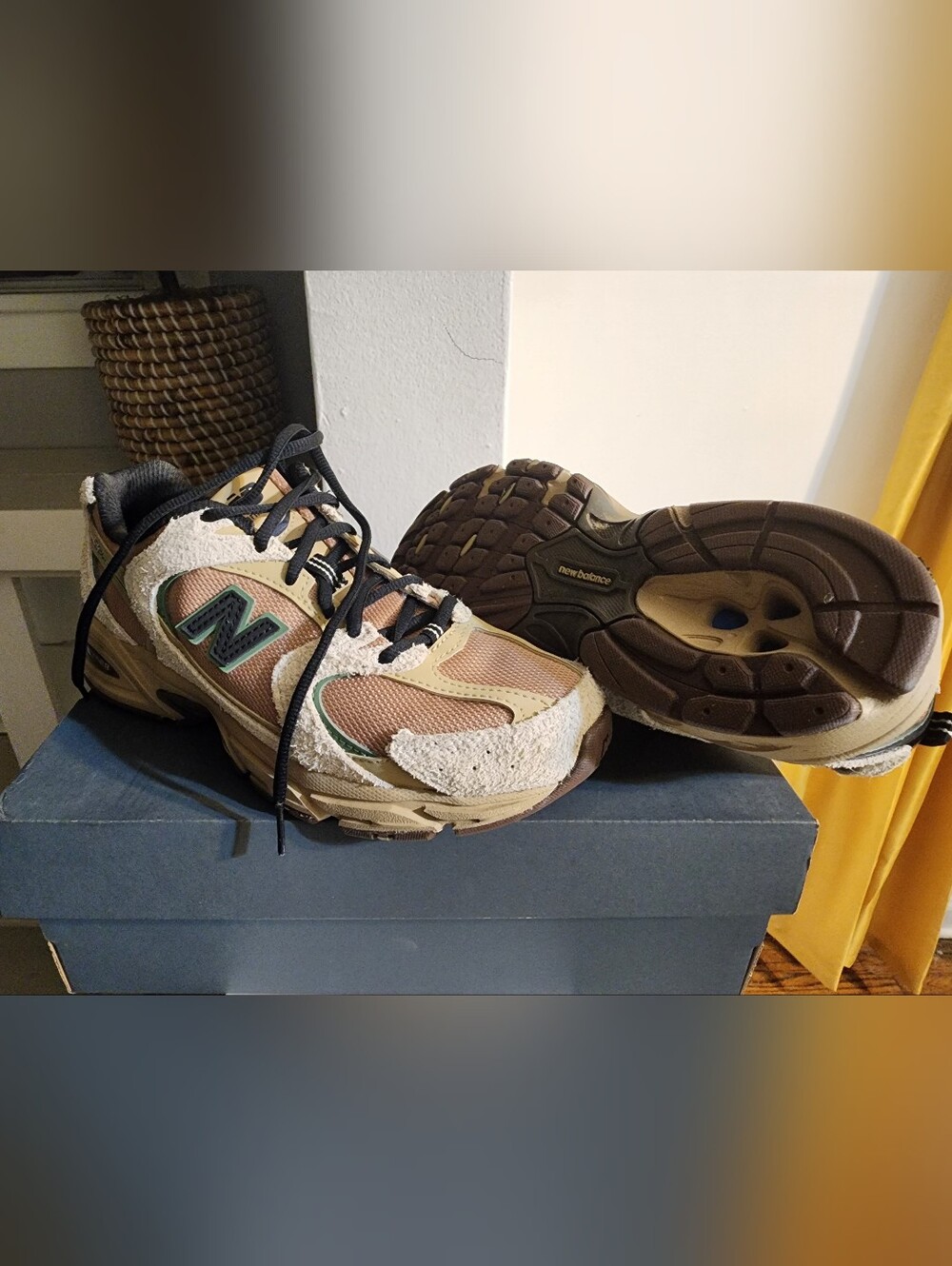 New Balance 530 Brown, Tan & Cream Trail Sneakers